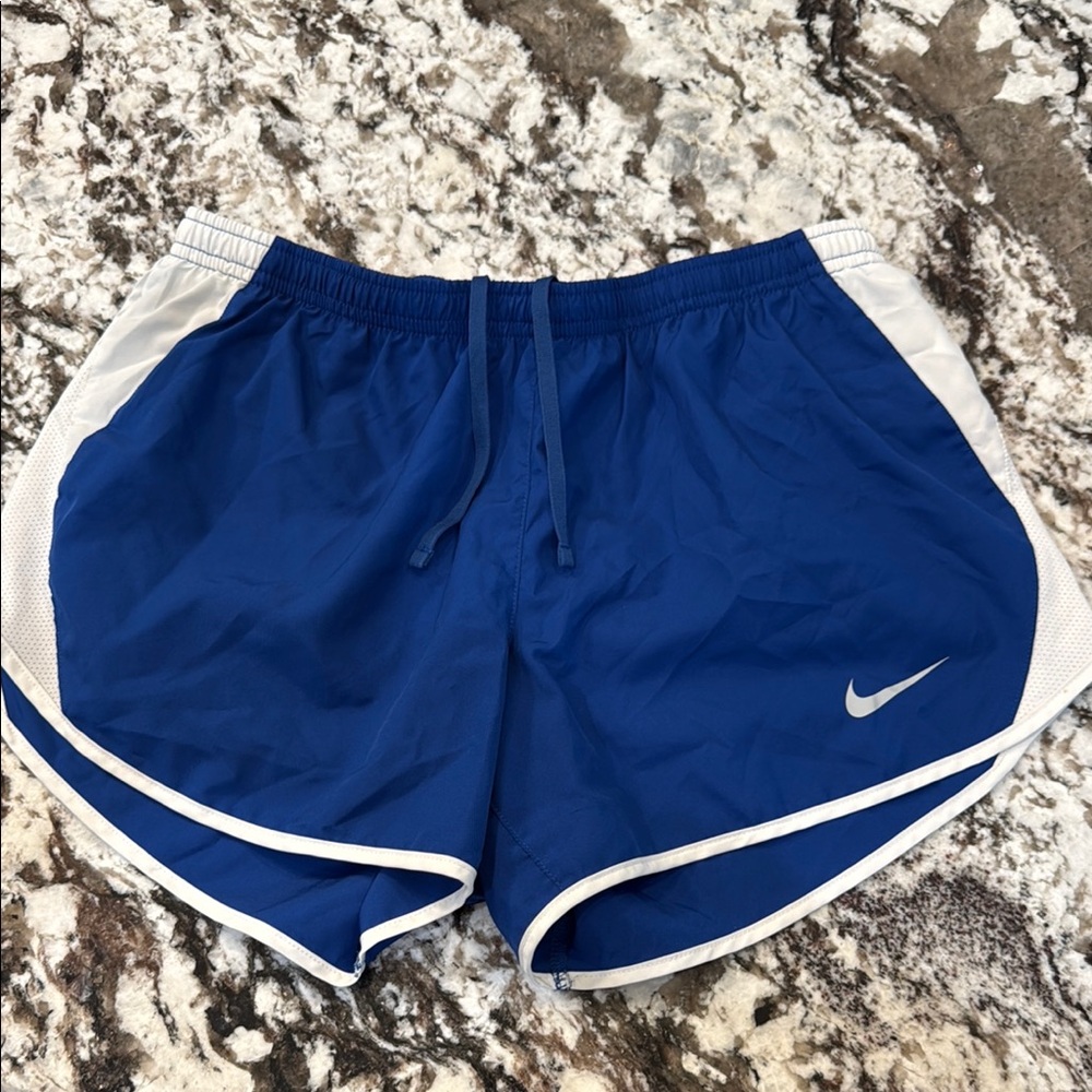 Nike Lined Athletic Shorts with Curved Hem